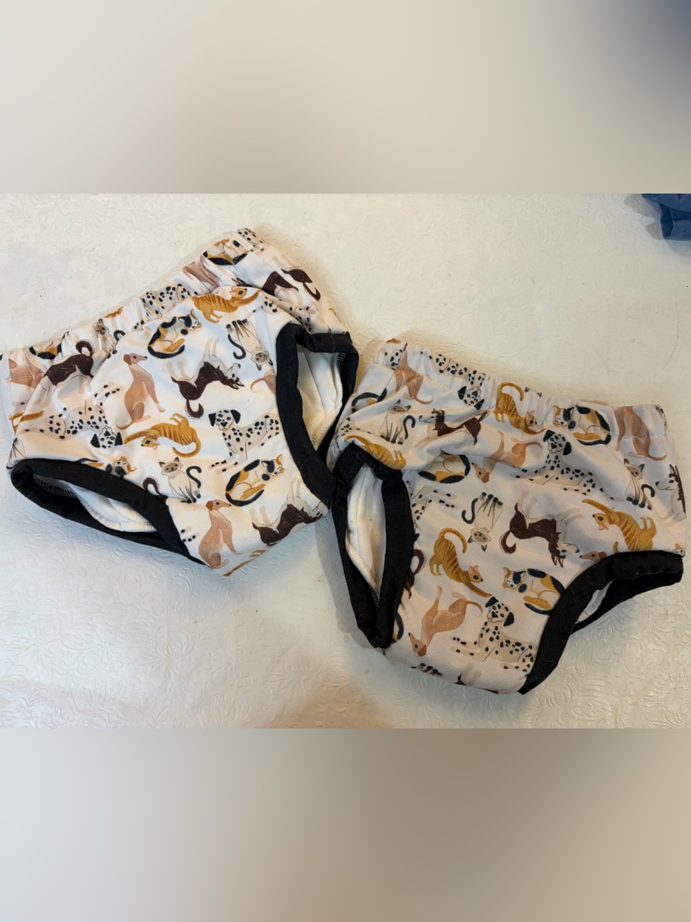 Thirsties Reusable Potty Training Pants Neutral Animal Print Size Large Set of 2